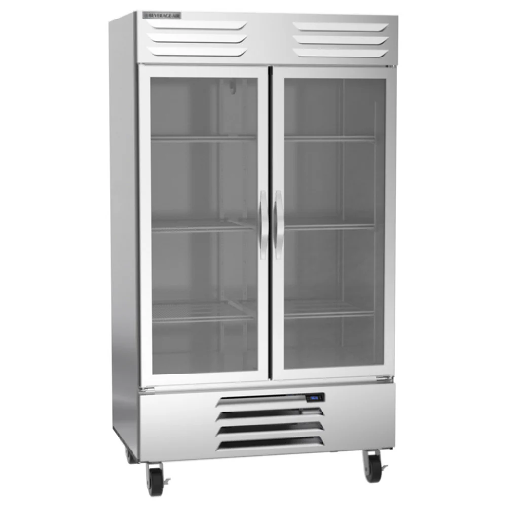 Beverage Air RB44HC-1G 47 Inch Reach-In Refrigerator 44 cu ft Two Section Stainless Steel Beverage Air RB44HC-1G 47 Inch Reach-In Refrigerator 44 cu ft Two Section Stainless Steel