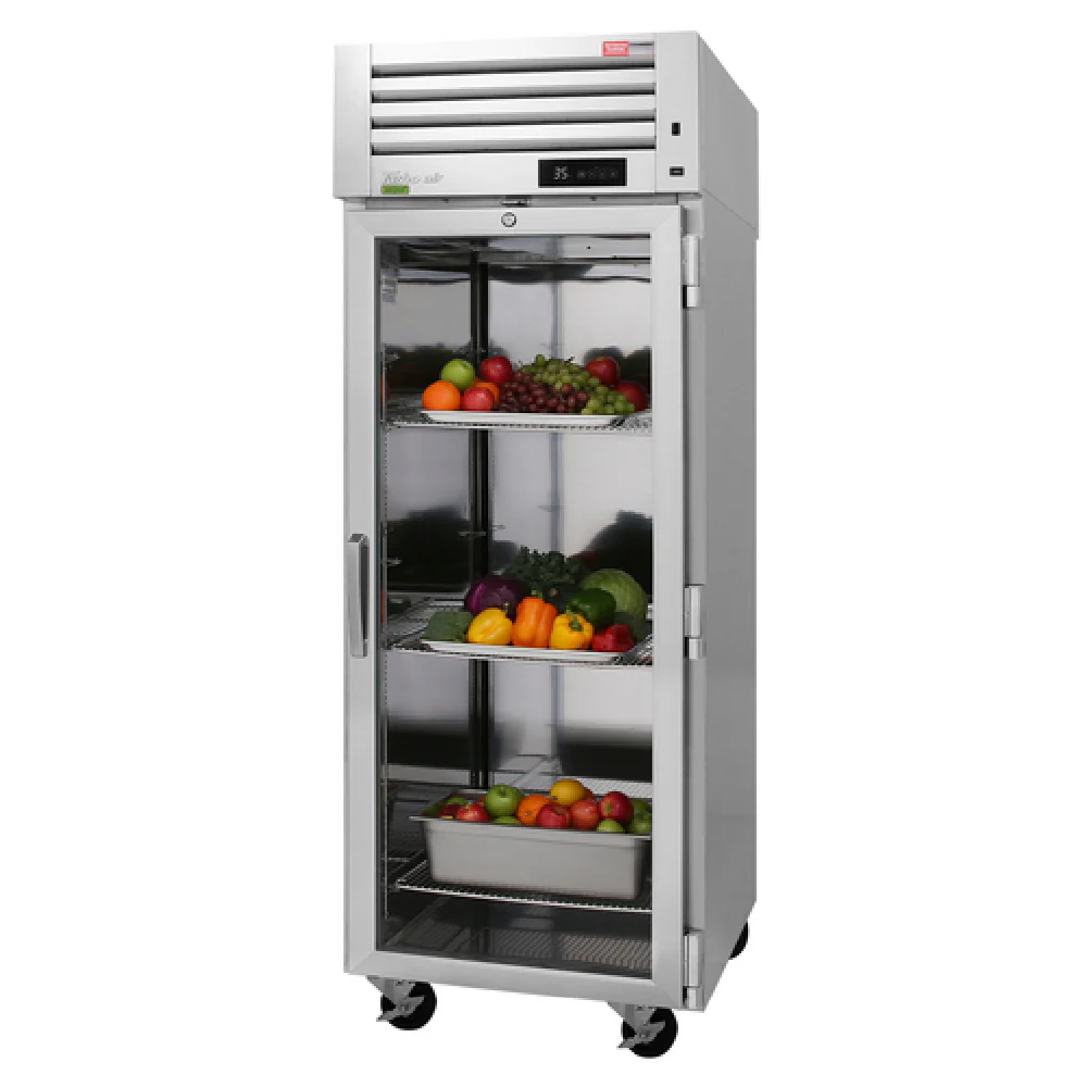 Turbo Air PRO-26R-G-N(-L) 28 Inch Glass Door Reach-in Refrigerator 25.73 cu ft