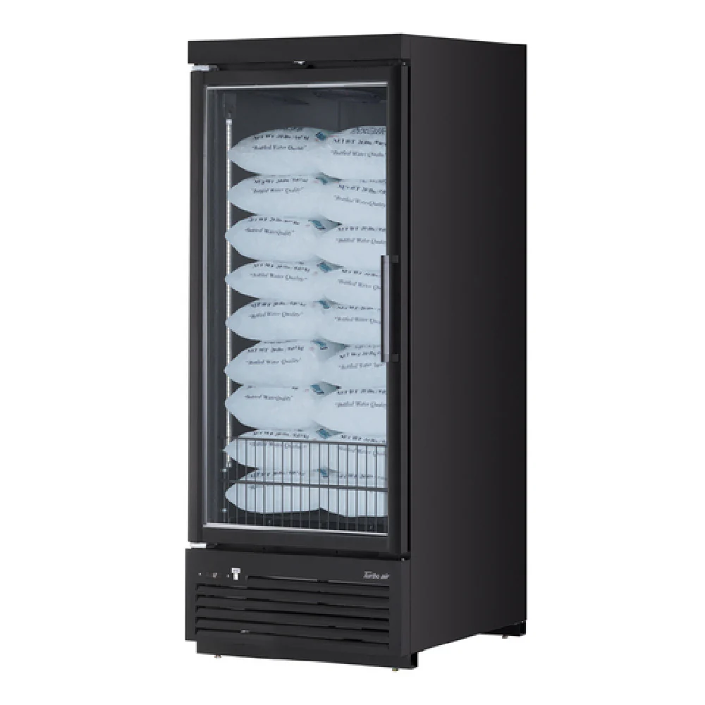 Turbo Air TJMI-30SDW(B)-N 36 Inch Super Deluxe Jumbo Ice Merchandiser 32 Cu.ft. Capacity
