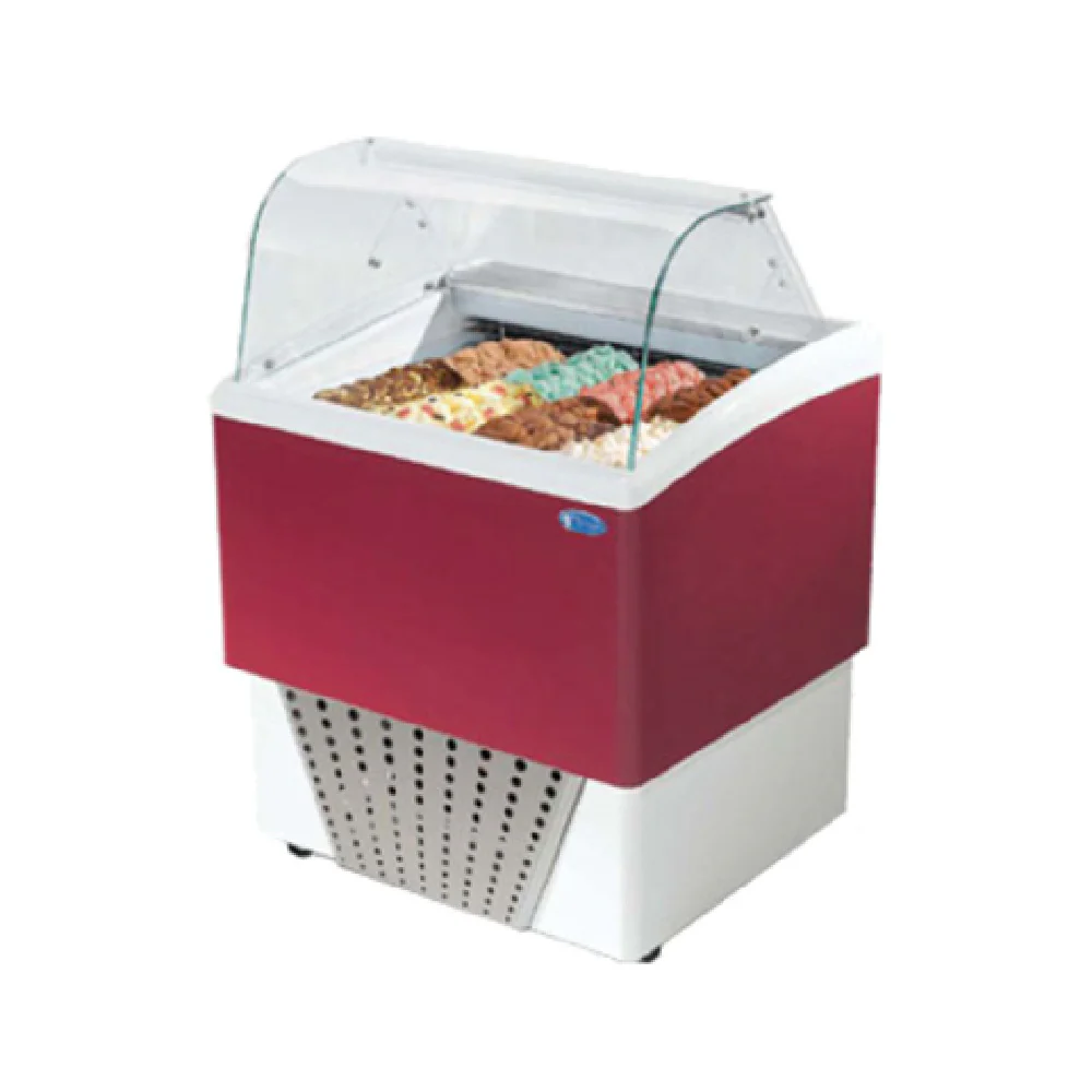 Stoelting CD-BR44-37-RP 33-1/2 Inch Italproget Brio Gelato Display Case with Curved Glass