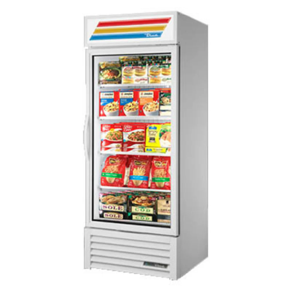 True Refrigeration GDM-26F-HC~TSL01_BL 30 Inch Merchandiser Freezer Electric with Glass Door