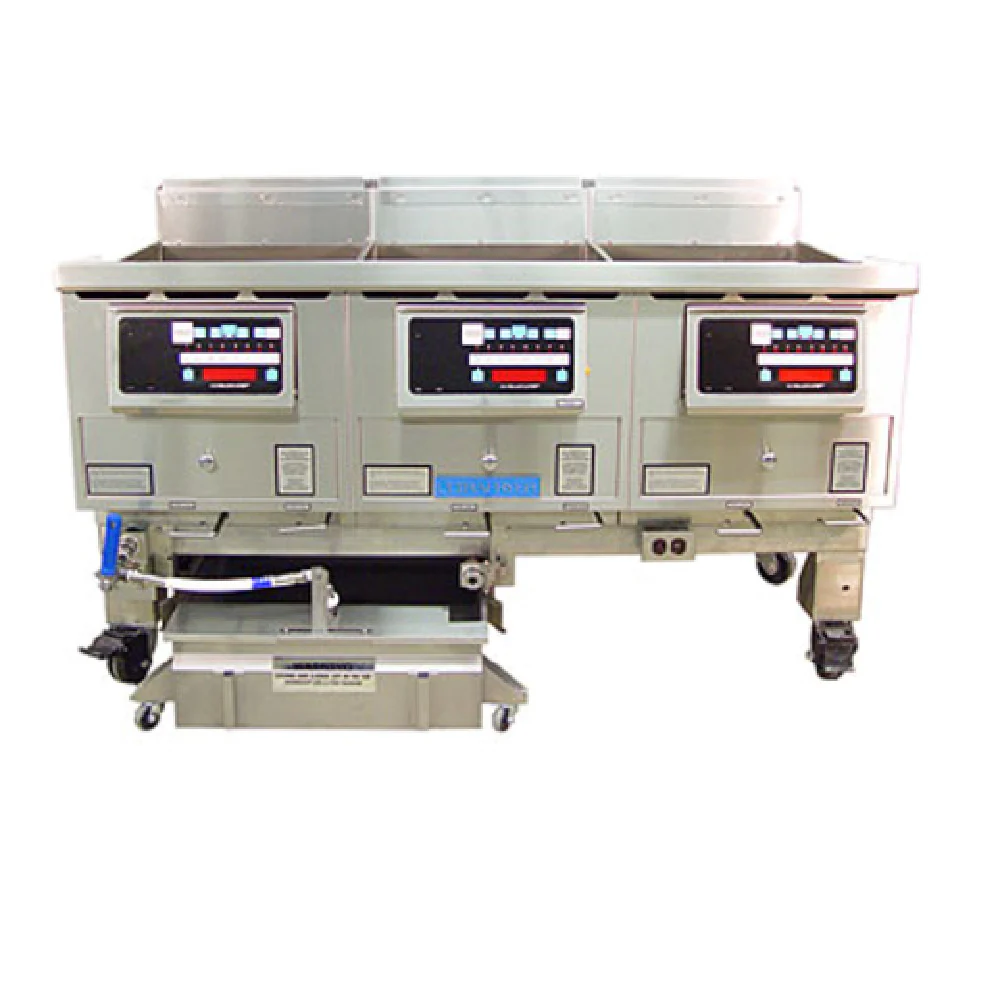 Ultrafryer Systems B-P20-20-3-UCP_NAT 64 Inch Gas Deep Fryer with 3 Tanks 225000 BTU