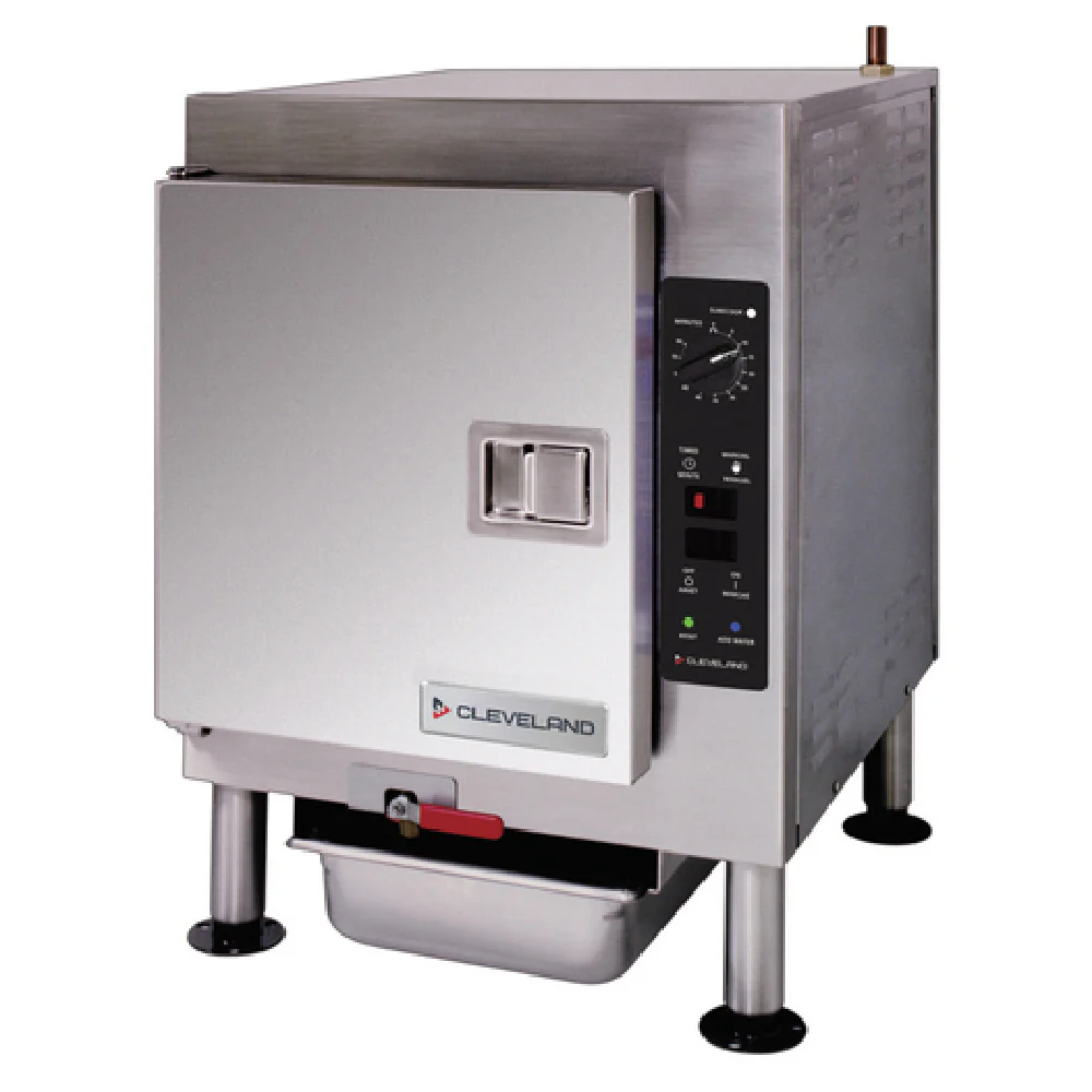 Cleveland 1SCEMCS_240/60/1 21 Inch Electric Steamer Boilerless Stainless Steel with 5 Pan Capacity Cleveland 1SCEMCS_240/60/1 21 Inch Electric Steamer Boilerless Stainless Steel with 5 Pan Capacity