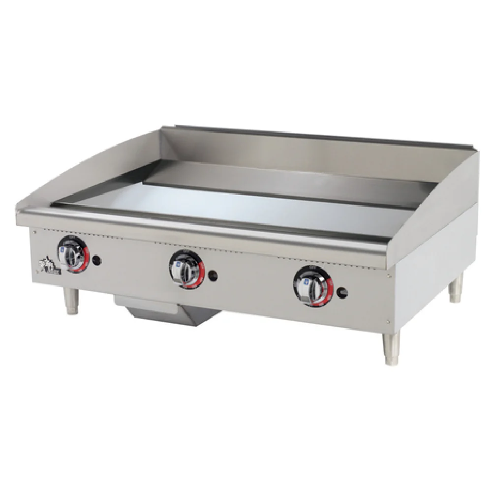 Star 636TCHSF 36 Inch Gas Griddle Countertop Chrome Plated with Stainless Steel Construction 84900 BTU Star 636TCHSF 36 Inch Gas Griddle Countertop Chrome Plated with Stainless Steel Construction 84900 BTU