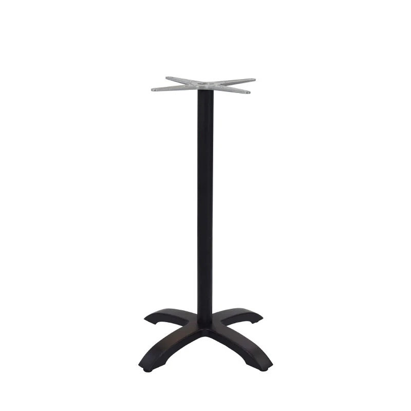 emuamericas, llc A1364-24 26 Inch Zak Table Base Bar Height 4-Cross Aluminum