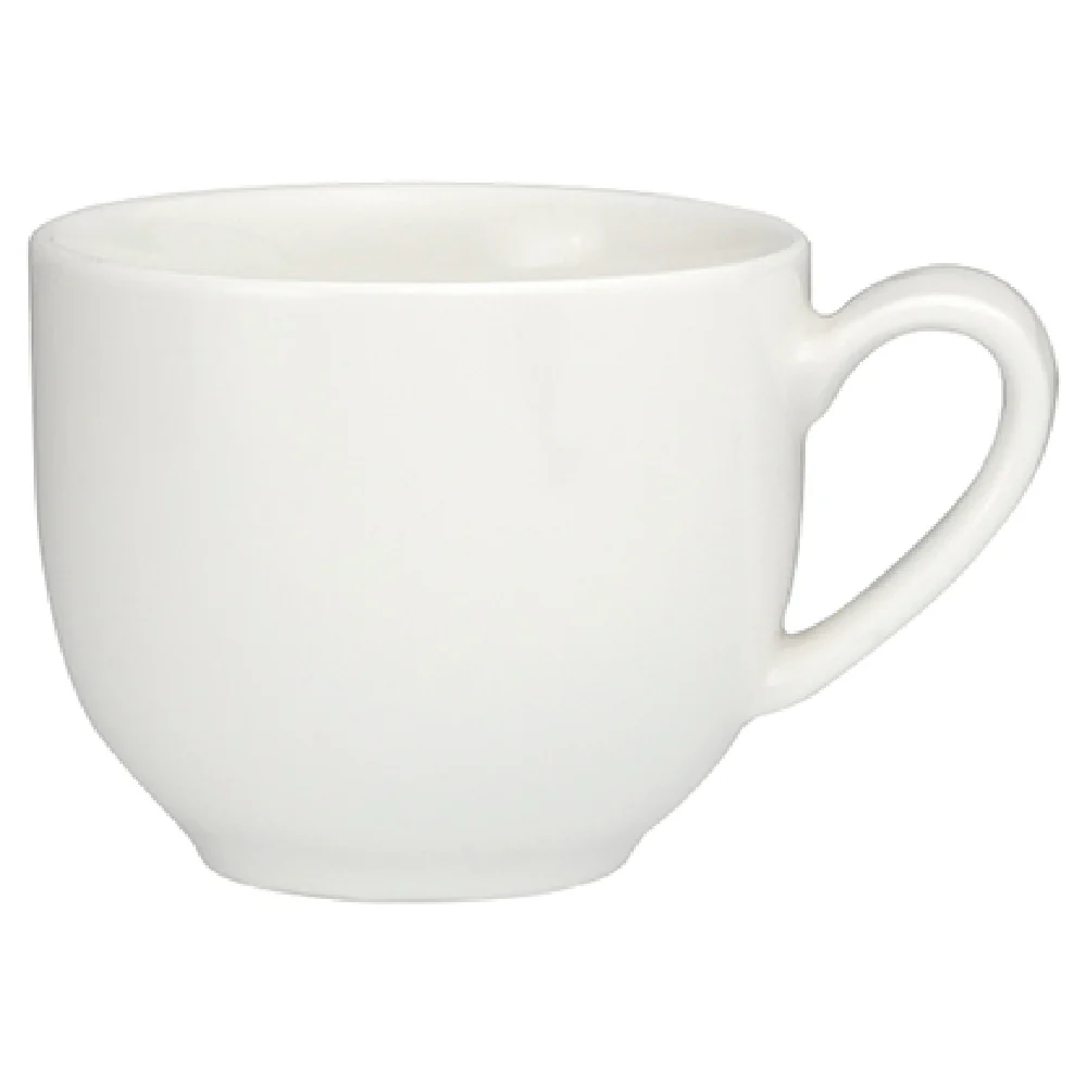 Steelite 62101ST0660 3.5 Oz AD Tall Cup Royal Porcelain with Cadence Finish 3 Dozen