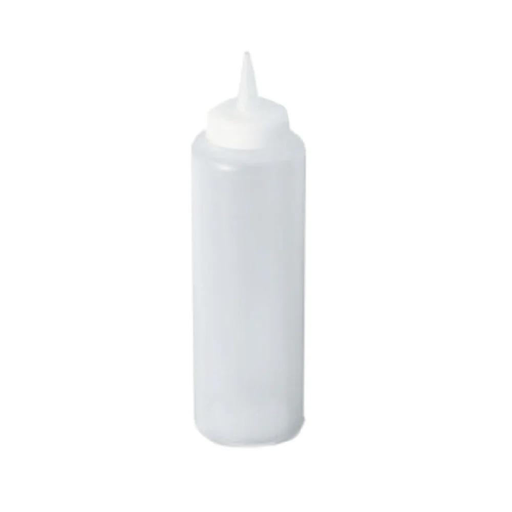Vollrath 52063 12 Oz Slim Profile Squeeze Bottle Clear Plastic Made in USA