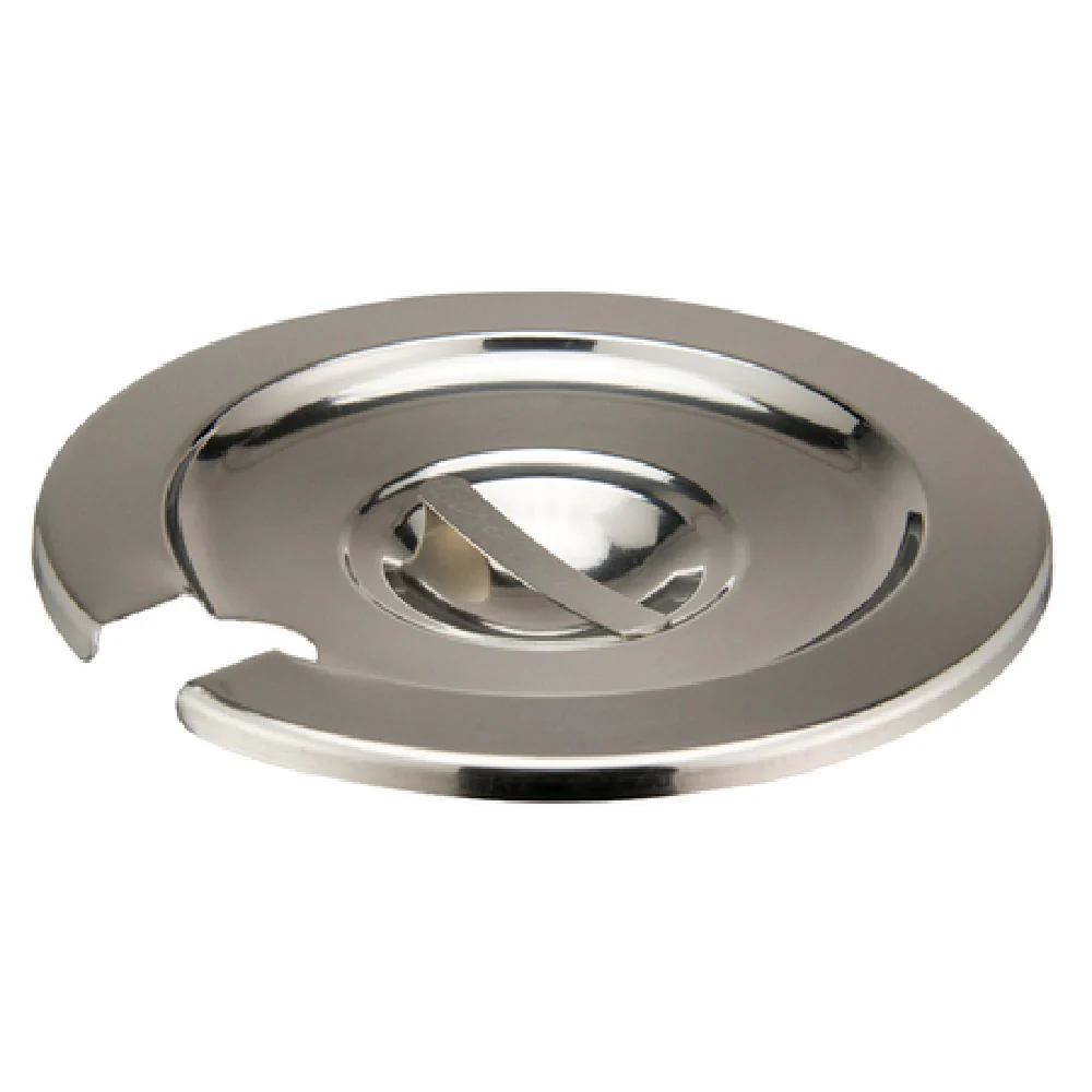 Winco INSC-4 4 Quarts Inset Cover No Hinge Heavy Weight Stainless Steel Mirror Finish