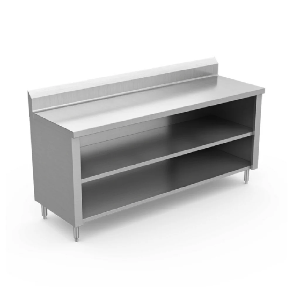 Winholt STCT-BB3060-MS 60 Inch Work Table Cabinet Base Stainless Steel with Open Front