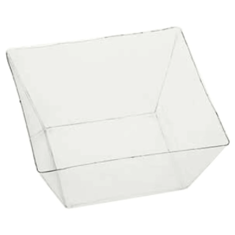 American Metalcraft PBSL73 58 Oz Bowl/Tray Liner Clear Plastic For 7 Inch Square Bowl