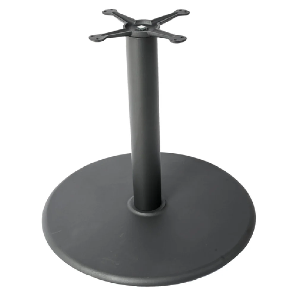 JMC Furniture ECONOMY 30 ROUND BASE 30 Inch Diameter Cast Iron Table Base Indoor Use