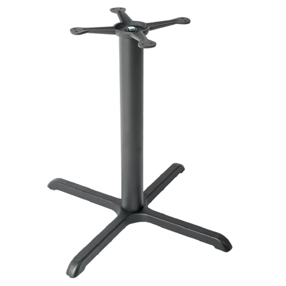JMC Furniture ECONOMY 30X30 CROSS BASE 30 Inch Cast Iron Table Base Indoor Use