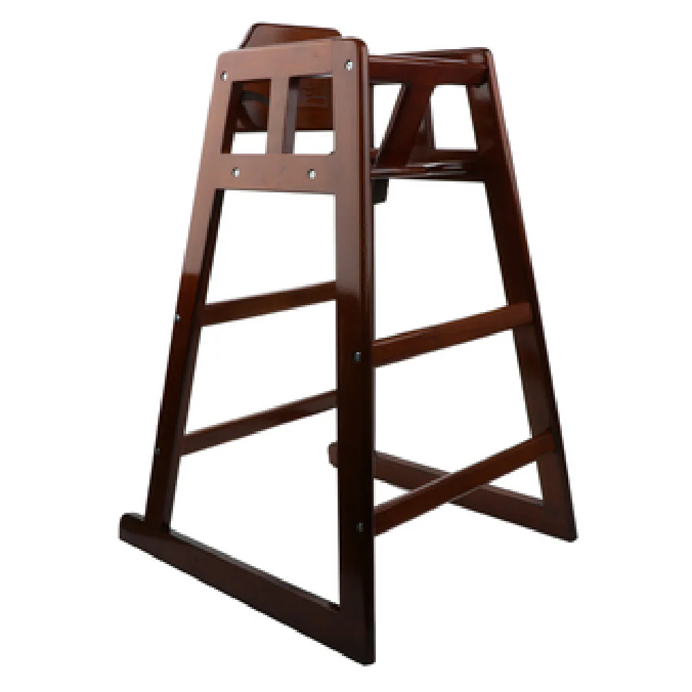 GET Enterprises HC-100-MOD-TALL-W-1 19-5/8 Inch Modified High Chair Hardwood Walnut Finish GET Enterprises HC-100-MOD-TALL-W-1 19-5/8 Inch Modified High Chair Hardwood Walnut Finish