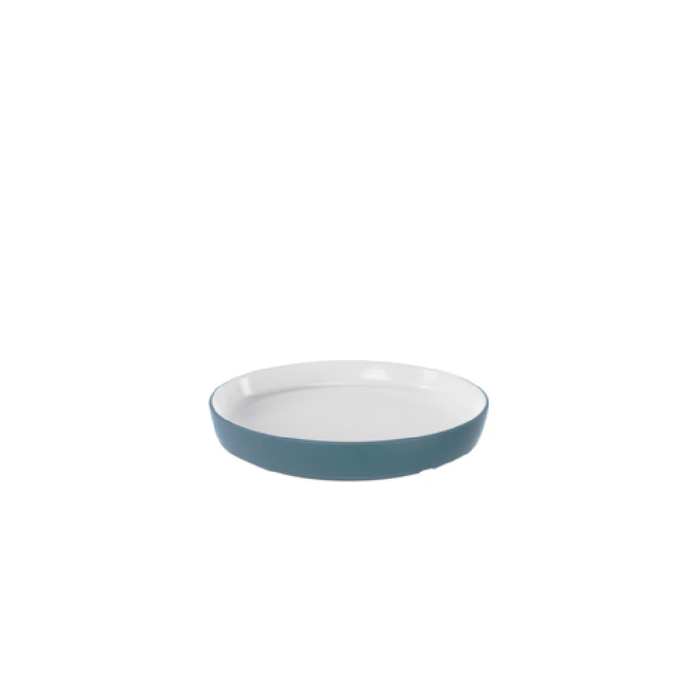 BauscherHepp TBL50012 5.6 Inch Round Melamine Plate Small Steel Blue with Talon by Dalebrook