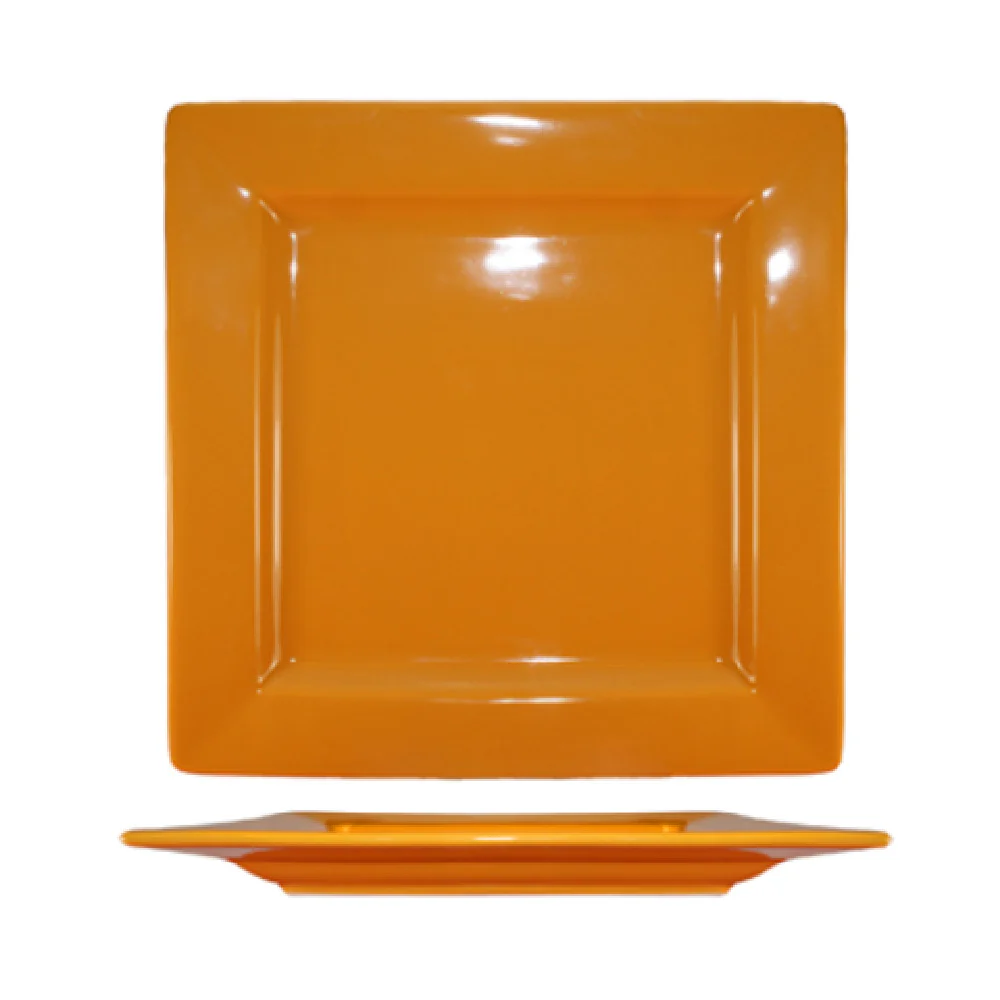 International Tableware EL-9-BN 9-1/8 Inch Square Plate Rolled Edge Porcelain Lead Free International Tableware EL-9-BN 9-1/8 Inch Square Plate Rolled Edge Porcelain Lead Free