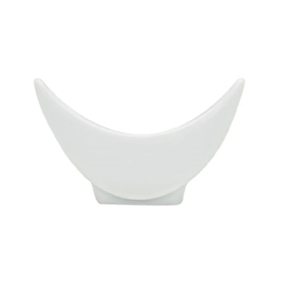 BauscherHepp 936107 1 Oz. Emotion Dish Boat Shape Porcelain White BauscherHepp 936107 1 Oz. Emotion Dish Boat Shape Porcelain White