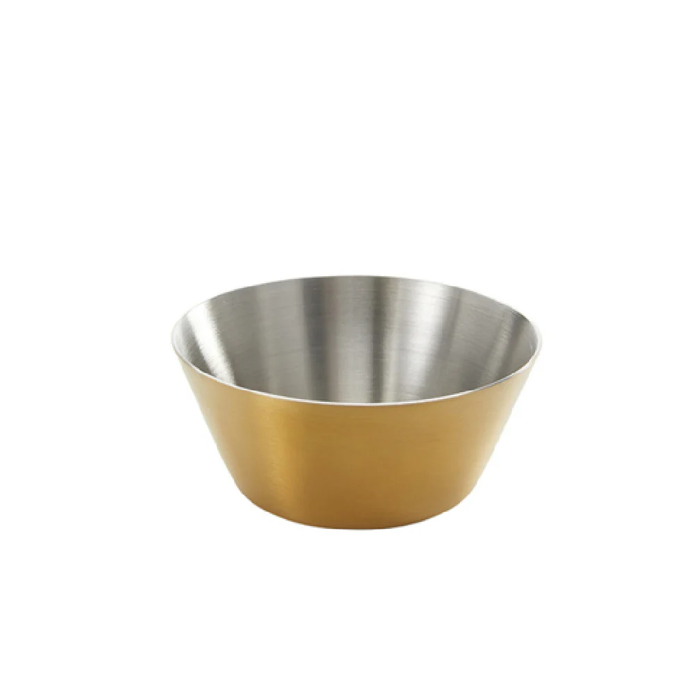 American Metalcraft SATSCG3 1-1/2 oz Round Sauce Cup Gold Stainless Steel