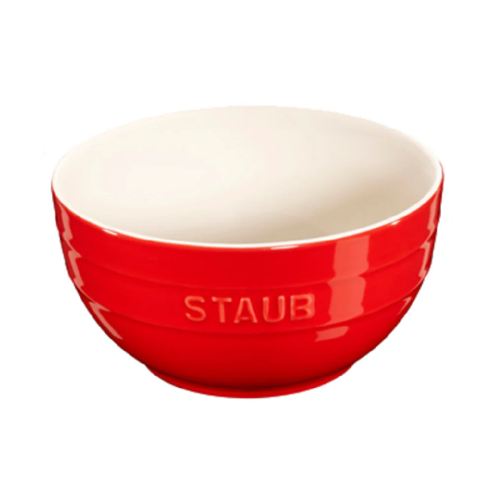 Zwilling 40510-794 12.8 Oz Staub Bowl Round Ceramic Cherry Scratch Resistant