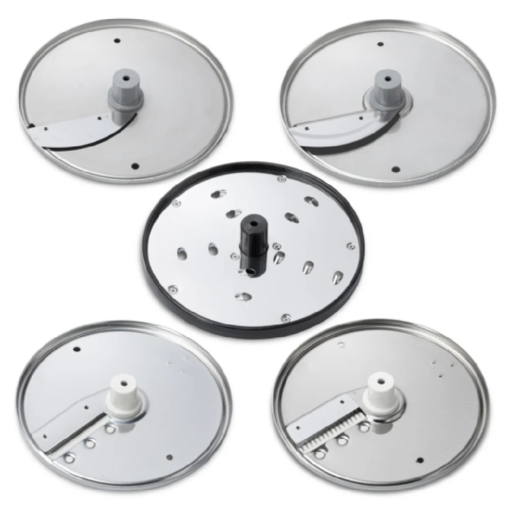 Eurodib 653868 Dito Sama Set Of 5 Discs 175mm Dia. (1mm And 6mm Slicer 7mm Grater 2mm Julienne/shredder 4mm Julienne/shredder)