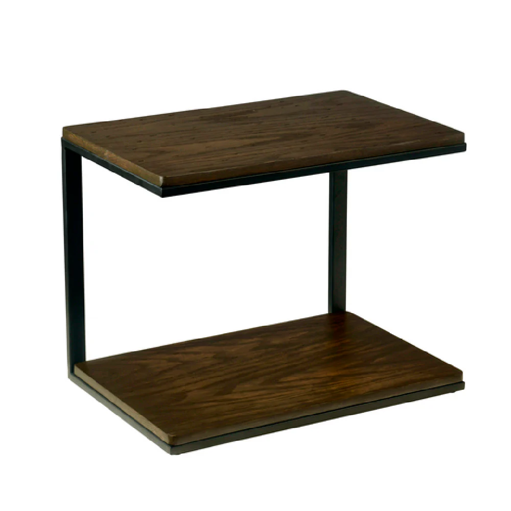 Cal Mil 22427-112 12 Inch Merchandiser 3 Tier Dark Stained Oak Wood Frame
