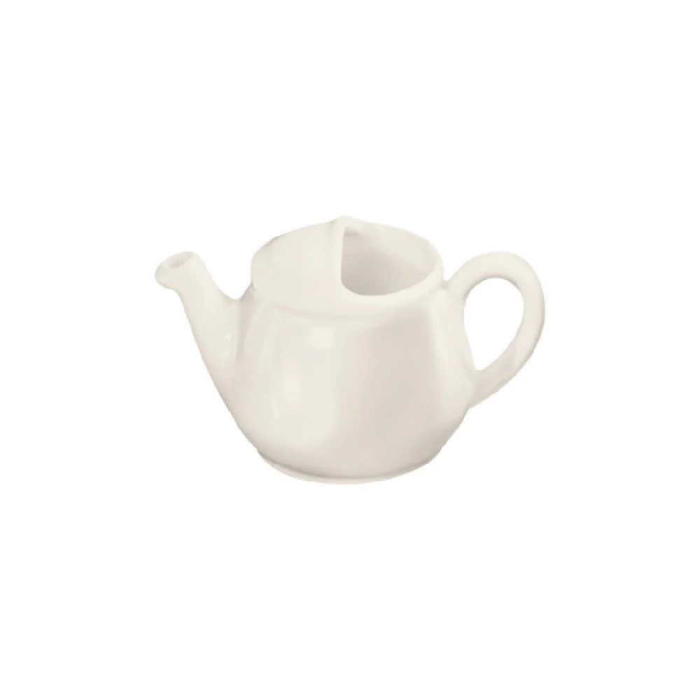 Steelite DCI182W 16 Oz English Teapot Ceramic Lead-Free Oven and Microwave Safe