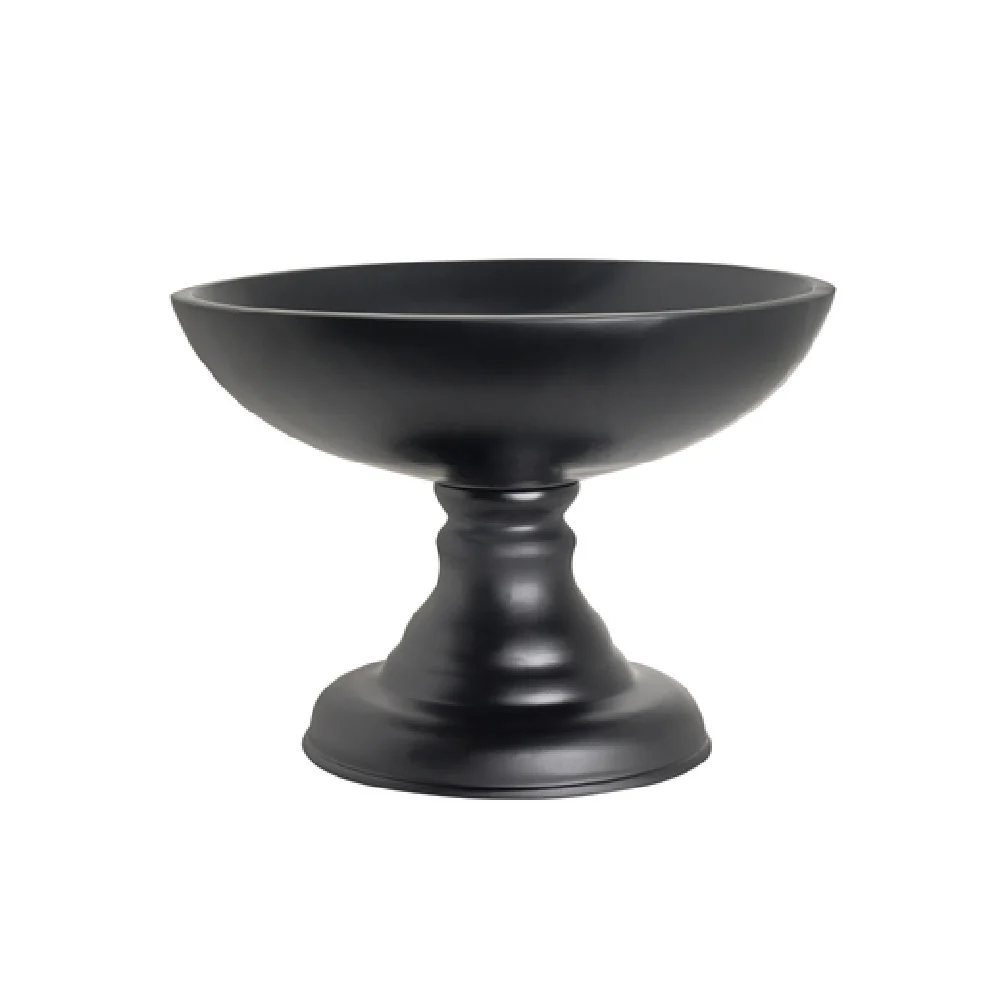 Steelite 7710ER002 11.75 Inch Round Pedestal Bowl Stand Folio Resin Black