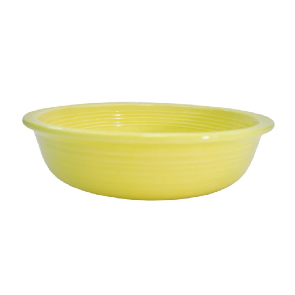 CAC China TG-B7-SFL 20 Oz Tango Nappie Round Porcelain Bowl - 7-1/4 Inch Diameter