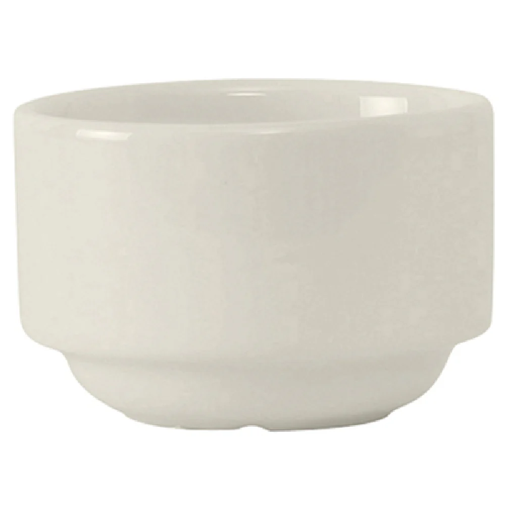 Tuxton AMU-760 3 Oz Ramekin Round 2-1/2 Inch Diameter Ceramic Pearl White