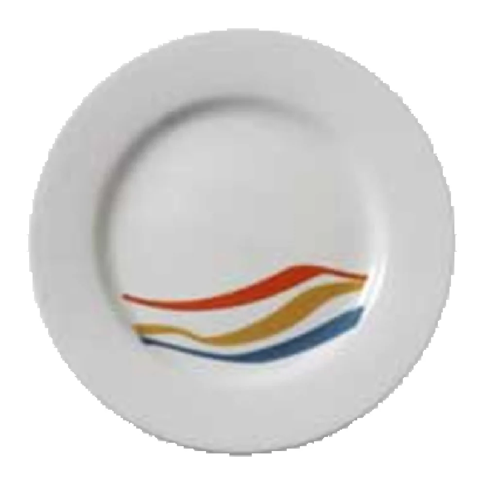Vertex China RB-6-AH 6-1/2 Inch Round Plate Super White Polished Finish Packs Vertex China RB-6-AH 6-1/2 Inch Round Plate Super White Polished Finish Packs
