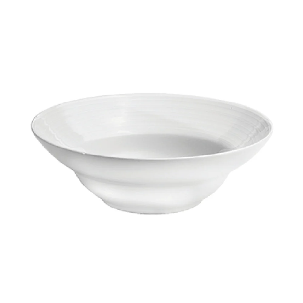 1880 Hospitality R4570000797 35 Oz Porcelain Bowl with Embossed Design White
