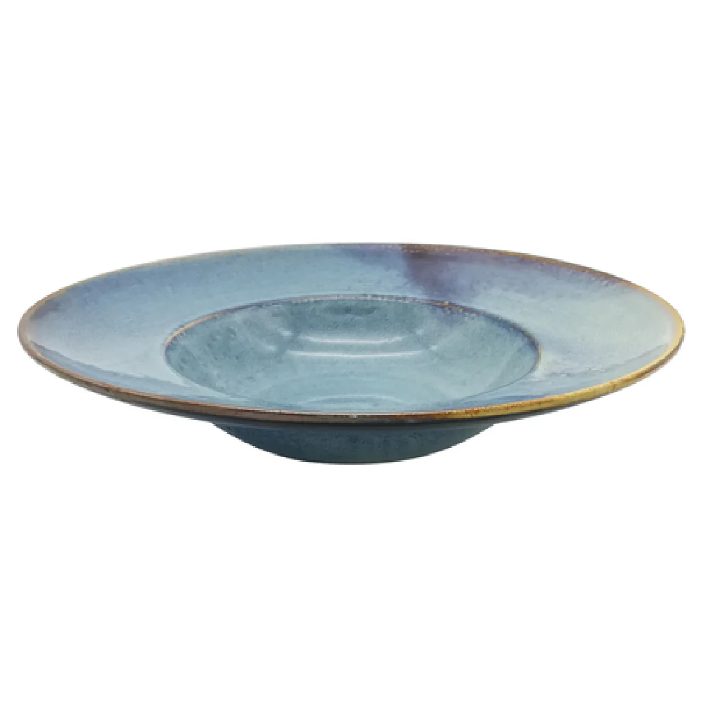 Bon Chef 2100040P 12 Oz Round Pasta Bowl Porcelain Aqua Blue - 11 Inch Bon Chef 2100040P 12 Oz Round Pasta Bowl Porcelain Aqua Blue - 11 Inch