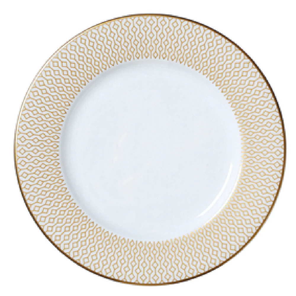 Steelite 82115AND0104 6.5 Inch Round Signature Plate Bone China Diamond