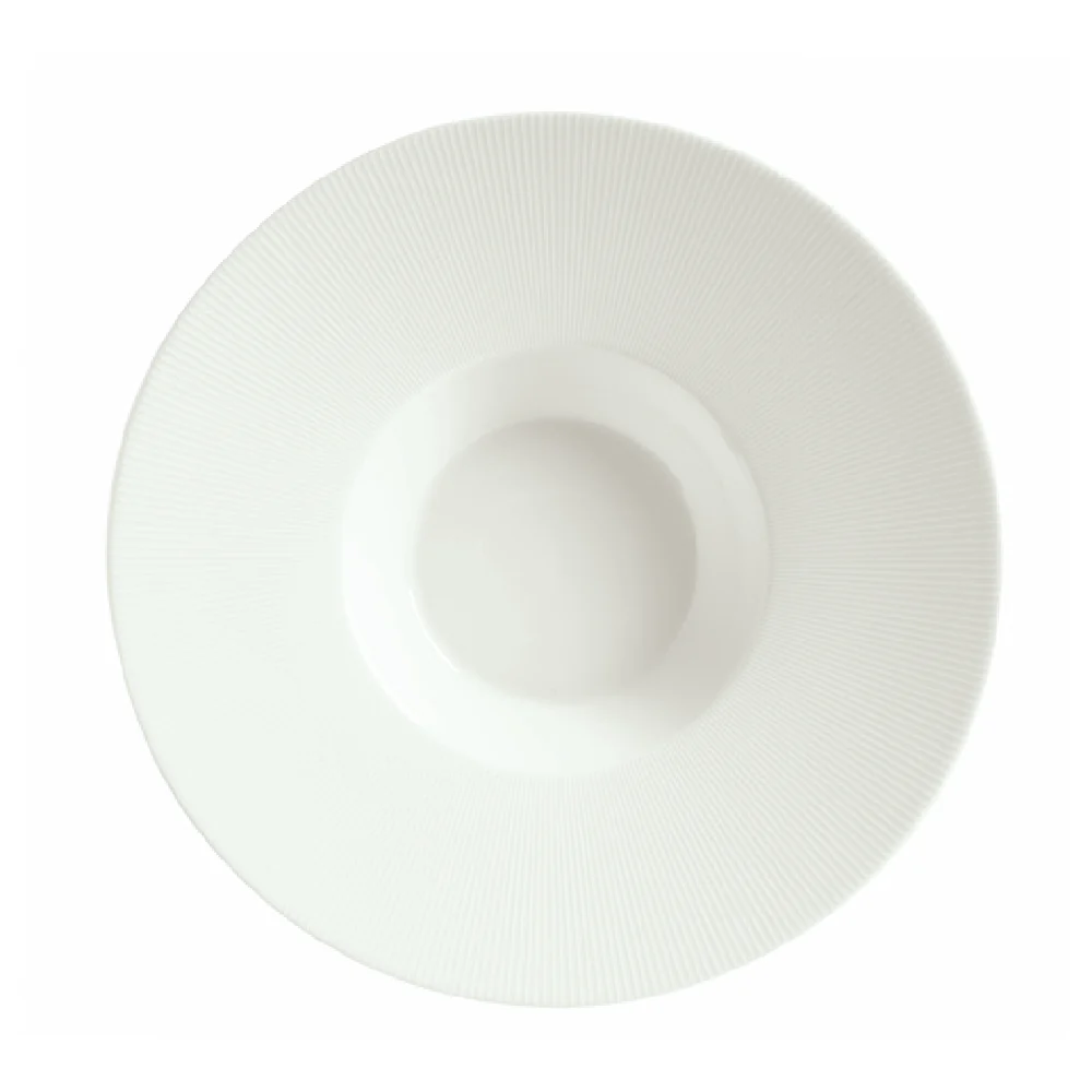 Libbey 9400130 10-1/4 Oz Bowl Vitrified Porcelain Round Deep Rim White