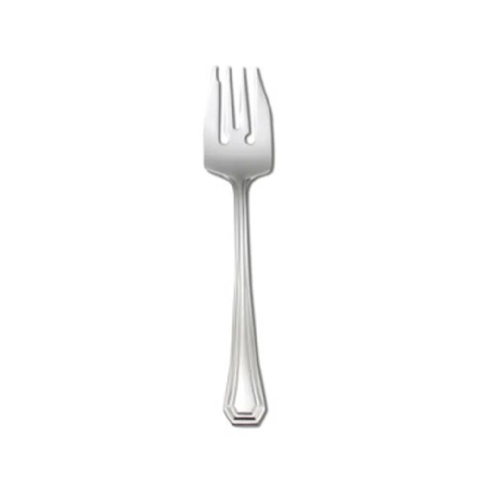 1880 Hospitality T246FSLF 6-1/4 Inch Salad Pastry Fork Incised Lines Stainless Steel