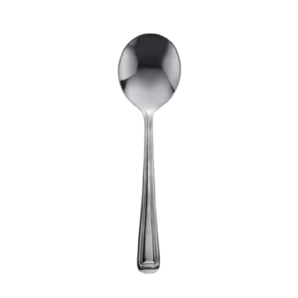 International Tableware RG-113 6 Inch Bouillon Spoon Stainless Steel with Rio Grande Finish