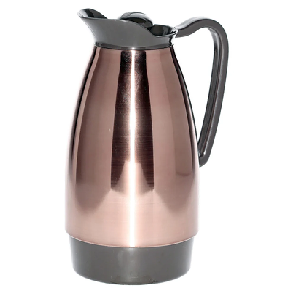 Service Ideas CGCS10CP 4-1/2 Inch Classic Carafe 1 Liter Stainless Steel with Tamper Proof Lid