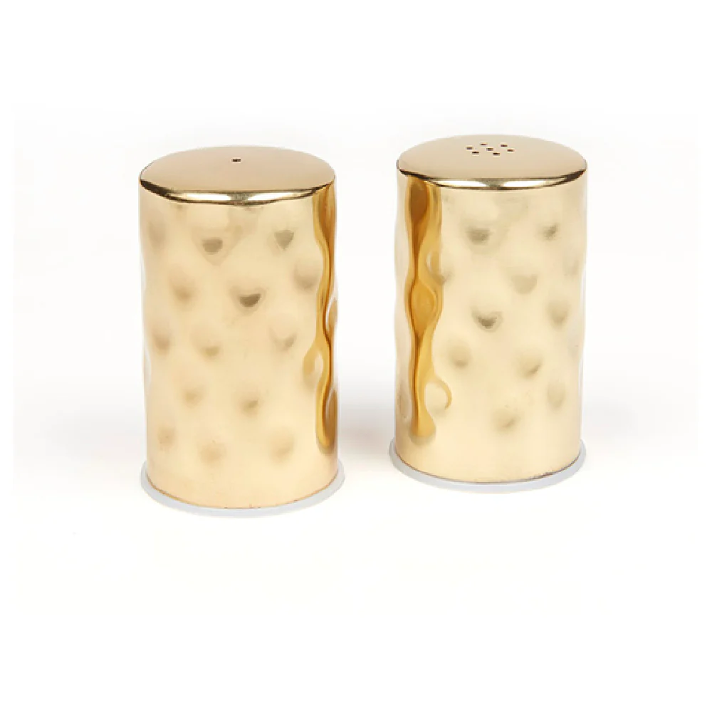 American Metalcraft GHSP2 2 Oz Gold Stainless Steel Salt and Pepper Set American Metalcraft GHSP2 2 Oz Gold Stainless Steel Salt and Pepper Set