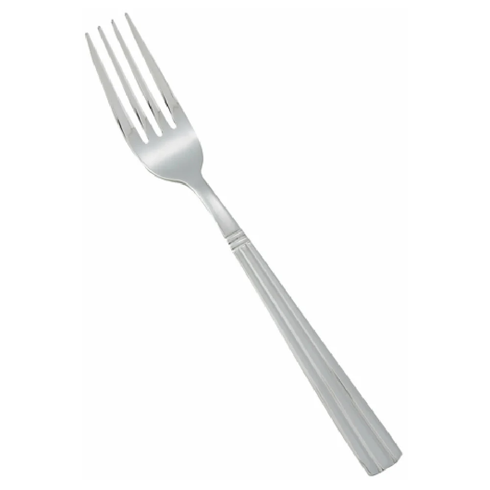 Winco 0007-05 7-3/8 Inch Dinner Fork Heavy Weight Mirror Finish 18/0 Stainless Steel