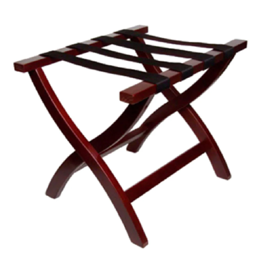 Central Specialties 77MAH 23 Inch Luggage Rack Flat Top Wood Mahogany Finish Central Specialties 77MAH 23 Inch Luggage Rack Flat Top Wood Mahogany Finish