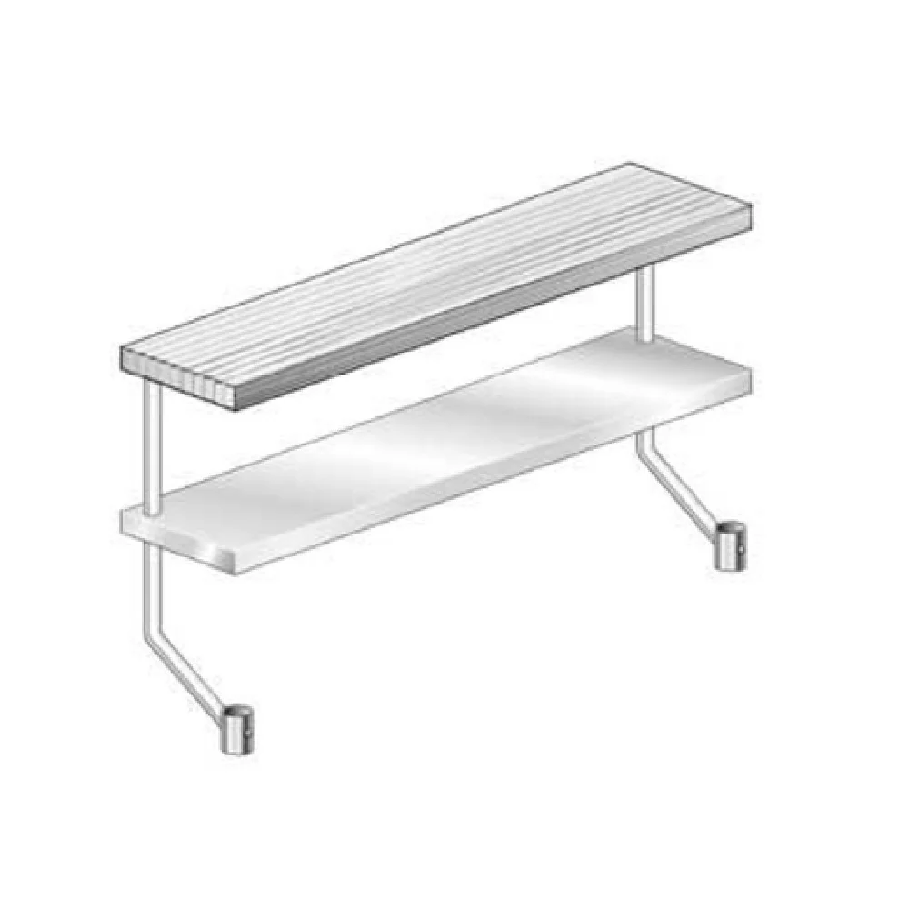 AERO Manufacturing APS-872 72 Inch Adjustable Plate Shelf with Stainless Steel
