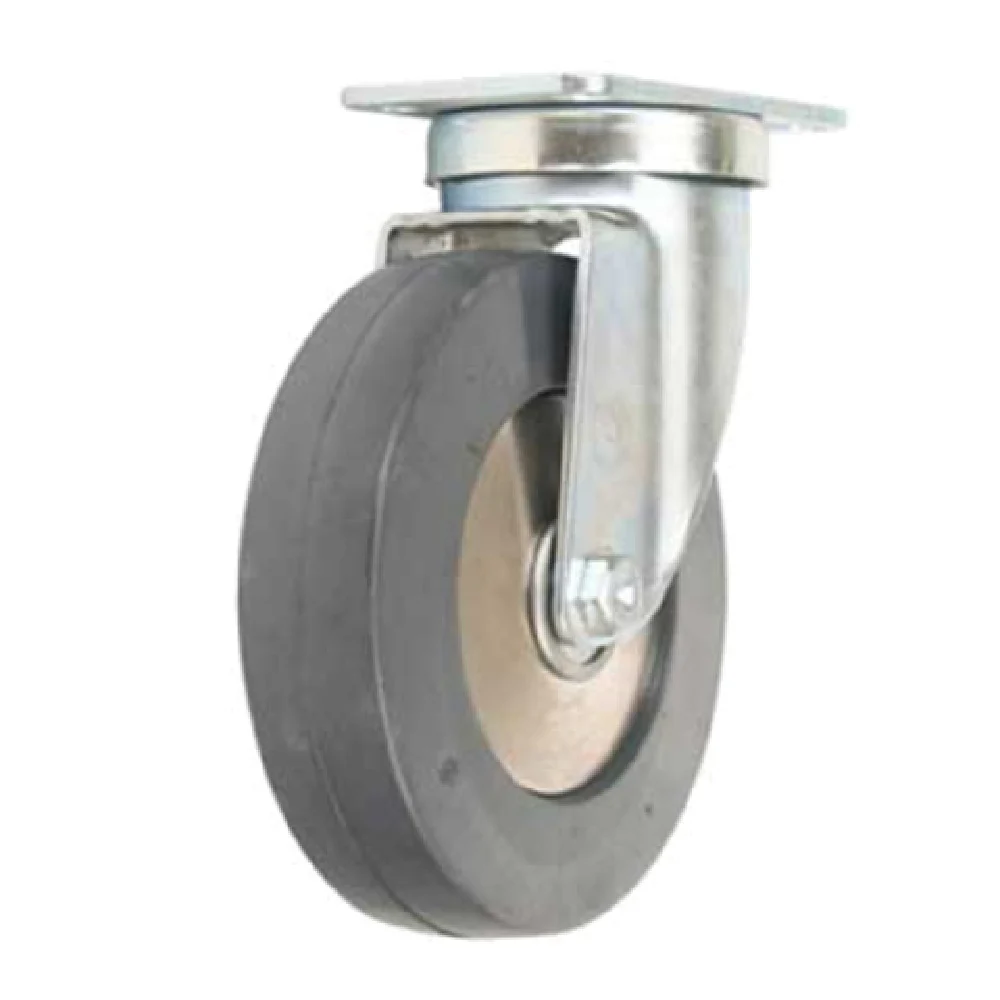 Forbes Industries 1618-S 5 Inch Grey Swivel Caster with Impact Resistant Wheel Forbes Industries 1618-S 5 Inch Grey Swivel Caster with Impact Resistant Wheel