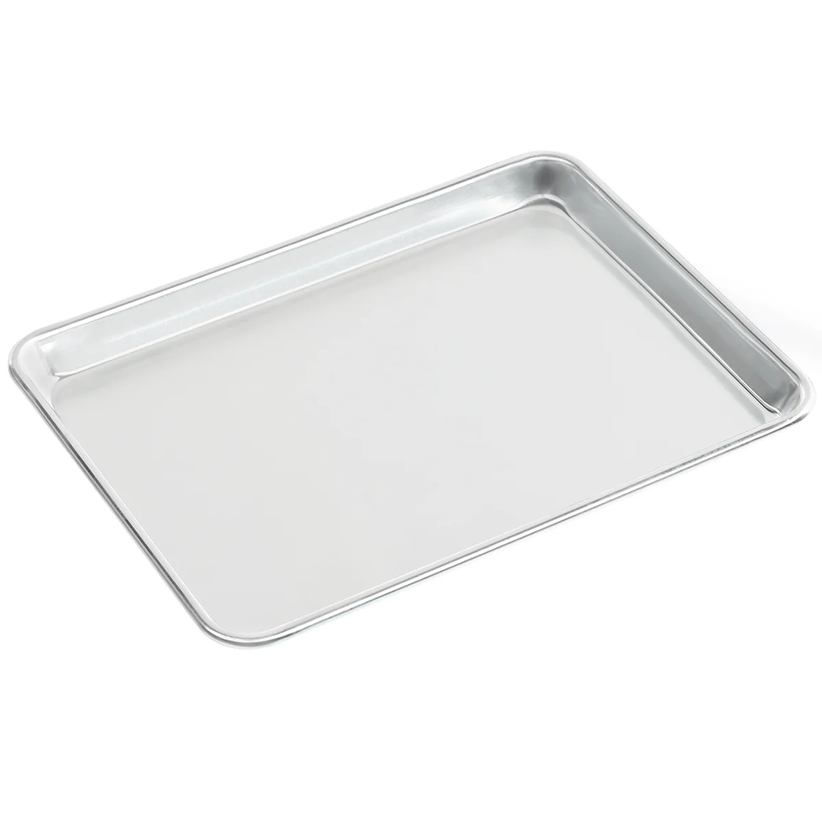 Chef Approved 19GQRTRBUN 9-1/2 Inch Bun Sheet Pan 20 Gauge Aluminum with Closed Bead