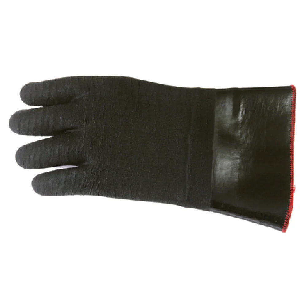 San Jamar T1212 12 Inch Rotissi Glove Heat Resistant Neoprene Rubber Black