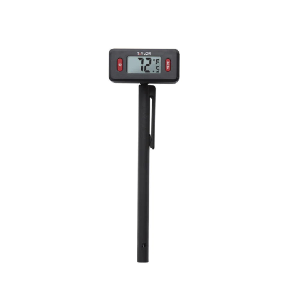 Taylor 5296651 Thermometer Digital -40 to 250 Degrees Fahrenheit 180 Degree Rotating Display