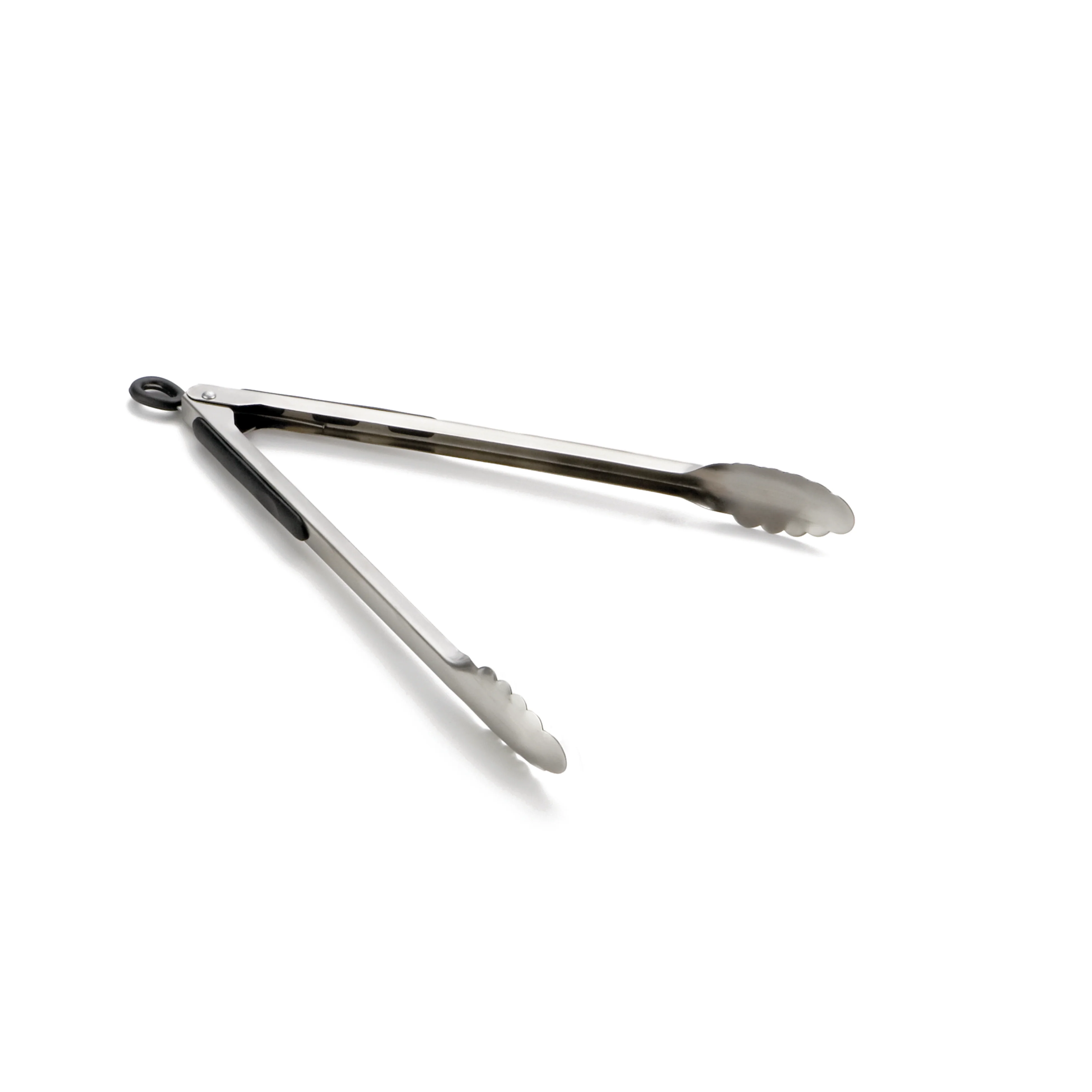 Tablecraft 2016 15-3/8 Inch Locking Tongs Ergonomic Non Slip Grip Stainless Steel