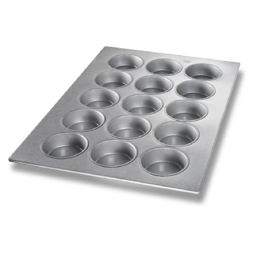 Chicago Metallic 43037 17 Inch Mini-Cake Pan 26 Gauge Aluminized Steel Makes 15 Cakes