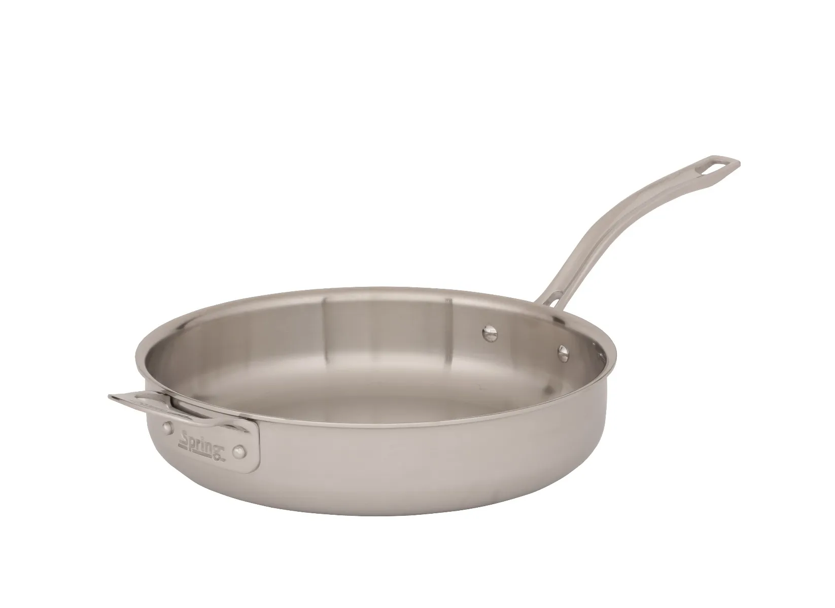 Spring USA 8170-60/30 5 Quart Sauté Pan Round Riveted Handles with Aluminum Core Spring USA 8170-60/30 5 Quart Sauté Pan Round Riveted Handles with Aluminum Core