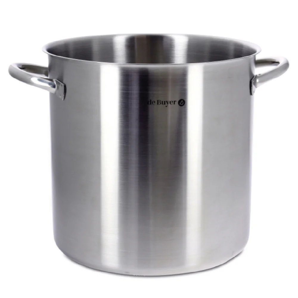 JB Prince S466 40 15.7 Inch 51.7 Quart Stock Pot with Stain Polished Finish Stainless Steel JB Prince S466 40 15.7 Inch 51.7 Quart Stock Pot with Stain Polished Finish Stainless Steel