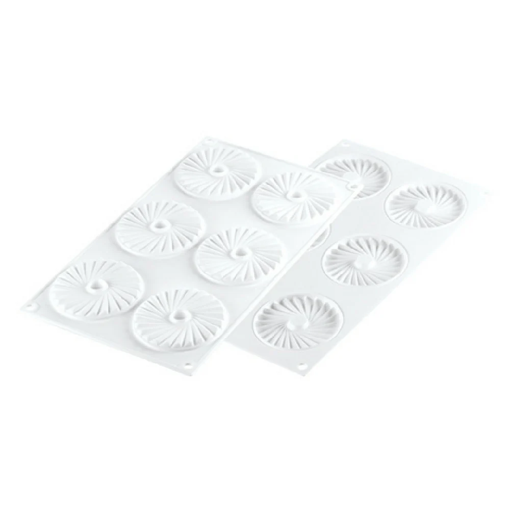 JB Prince MA278 4 Inch Plisse Mold 23ml Cavity Silicone Made in Italy