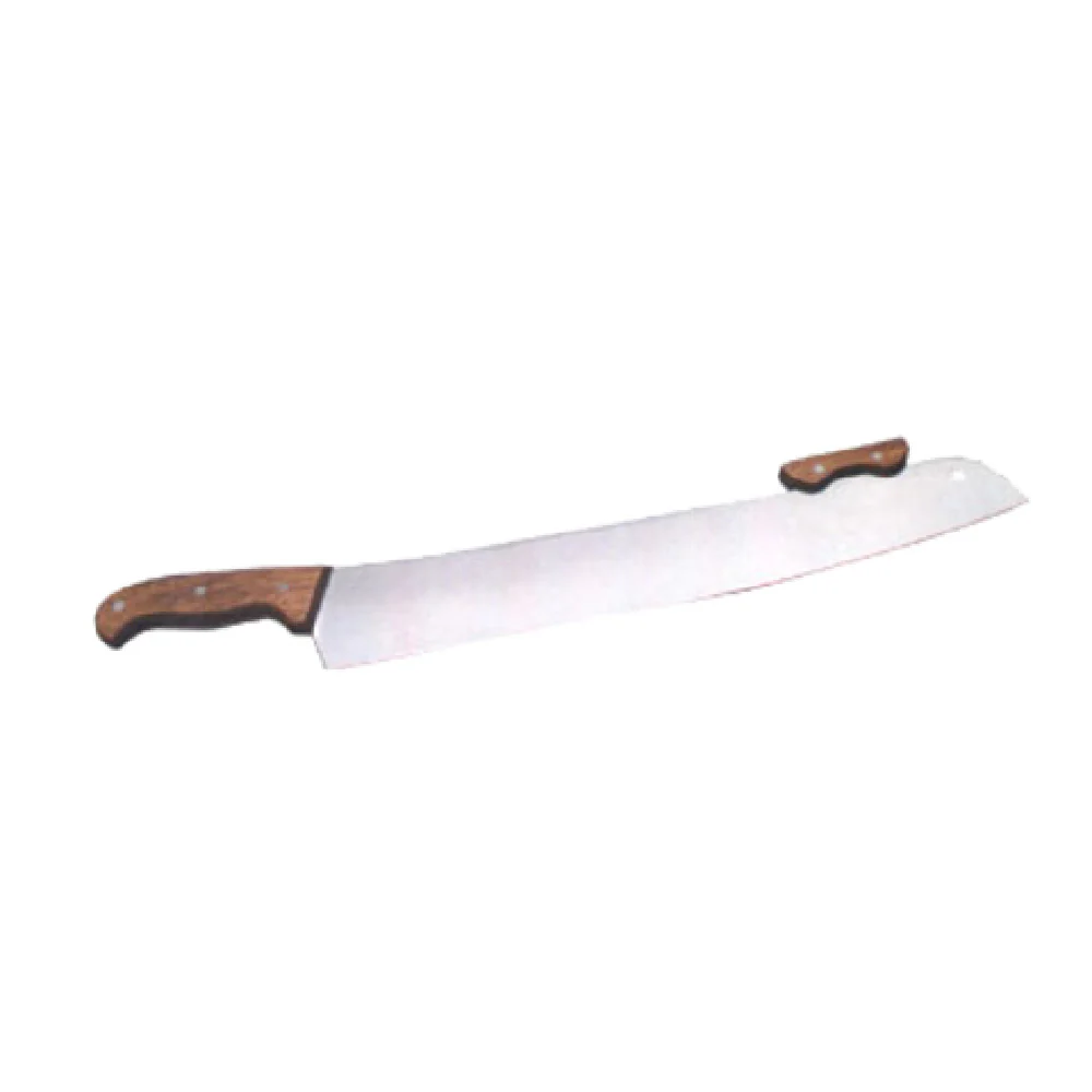 American Metalcraft PWK19 18 Inch Blade Pizza Knife Stainless Steel Wood Handle